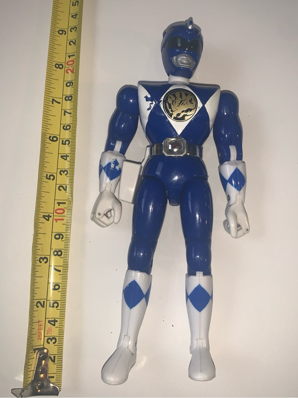 1993 Bandai Mighty Morphin Power Rangers 8" BILLY BLUE RANGER Figure